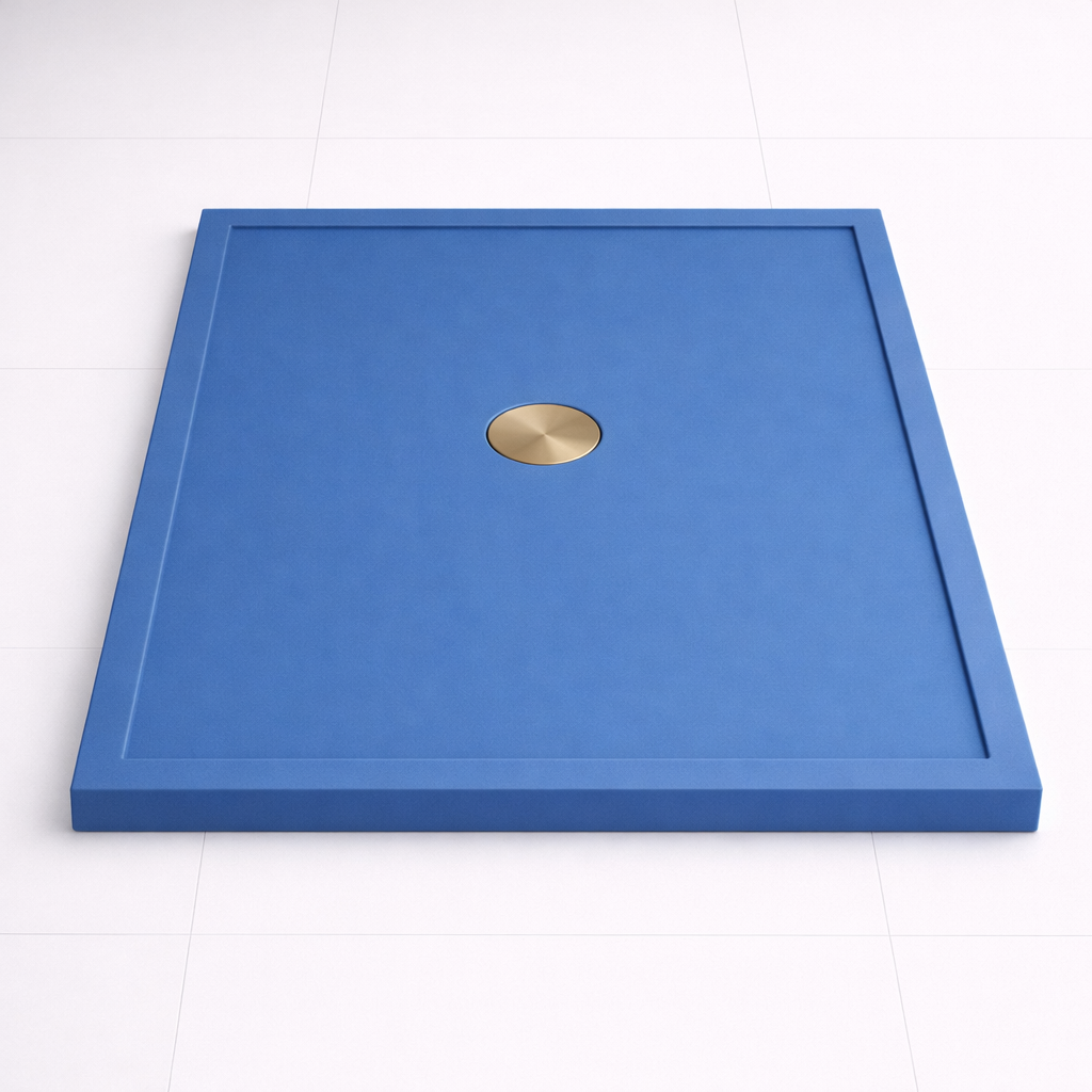 Omnitub 740 × 590 Rectangular Shower Tray – 35mm Slim Non-Slip - styled setting 5