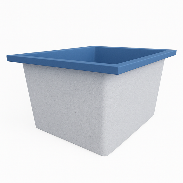 Omnitub Solo Extra 1150 x 900 handmade UK deep soaking tub 600mm depth rectangular - interior detail 3