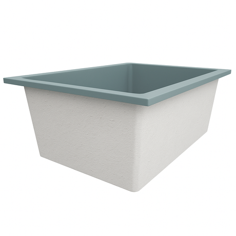 Deep Bathtub 1800 L x 1050 W x 600 Soaking Depth Handmade by Omnitub