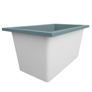 Omnitub 1250 x 750 Deep Soaking Bathtub – 600mm Internal Depth – Rectangular