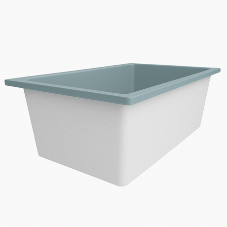 Deep Bathtub 1900 L x 900 W x 600 Soaking Depth Handmade by Omnitub