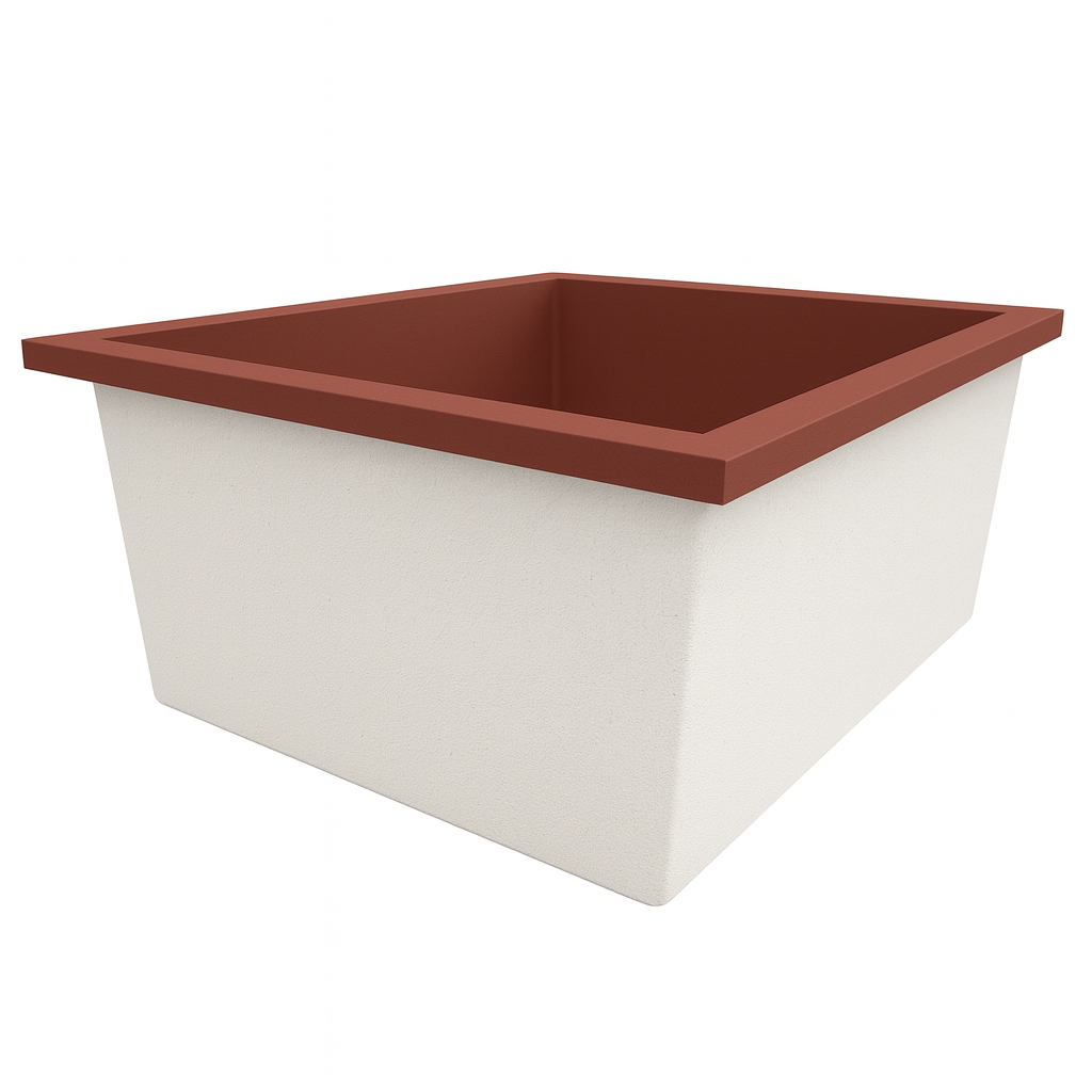 1400 L x 1200 W x 625 H. Bain profond. Omnitub Duo Flow