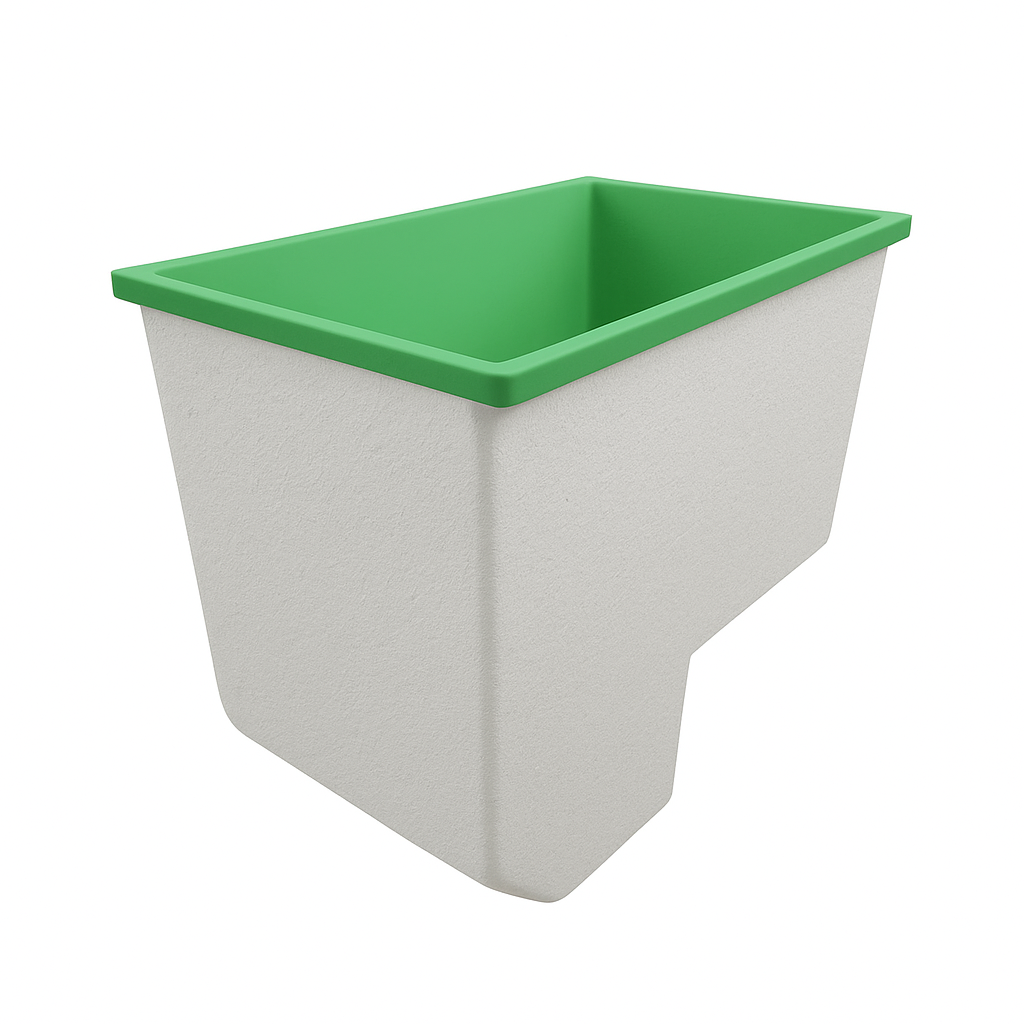 Deep Bathtub With Seat 1100 L x 700 W x 1000 Depth Handmade by Omnitub