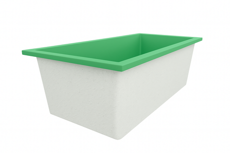Deep Bathtub 1750 L x 950 W x 600 Soaking Depth Handmade by Omnitub