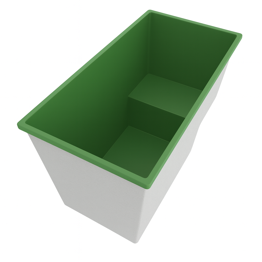 1495 x 800 Seated Soaking Tub – 1000mm Depth – Rectangular – Omnitub