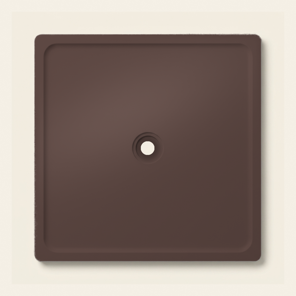OMN-V5B Brown — 1500 x 1500 shower tray