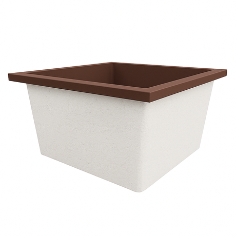 1050 L x 1050 W x 625 H. Petite baignoire profonde. Omnitub Duo