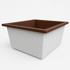 1400 L x 1200 W x 625 H. Bain profond. Omnitub Duo Flow