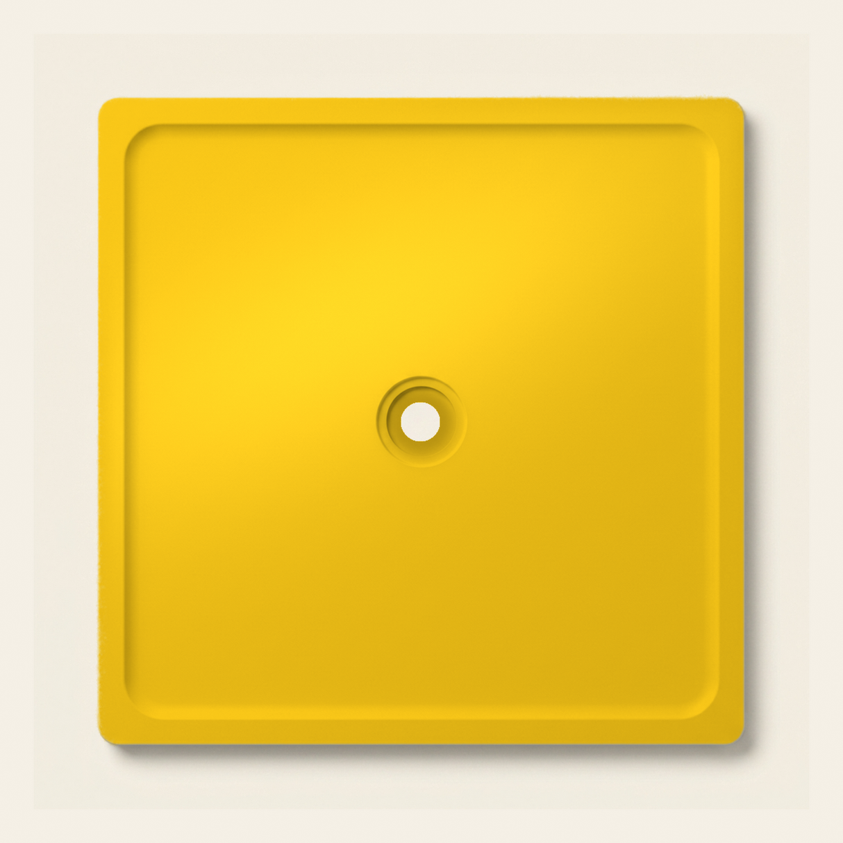 OMN-V5B Canary Yellow — 1500 x 1500 shower tray