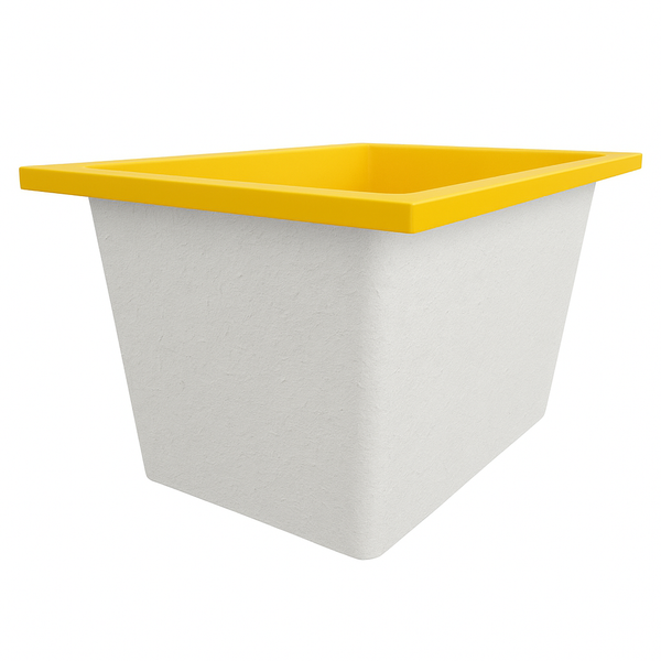 Omnitub Solo Max 1050 x 800 handmade UK deep soaking tub 600mm depth rectangular - close-up detail 2