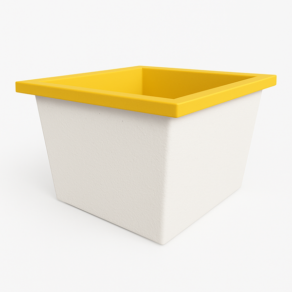 Omnitub Solo Extra 1150 x 900 handmade UK deep soaking tub 600mm depth rectangular - finish and texture 3
