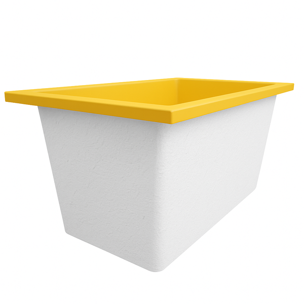 Omnitub Solo Supreme 1250 x 850 UK deep soaking tub 600mm depth rectangular - installed in bathroom 2