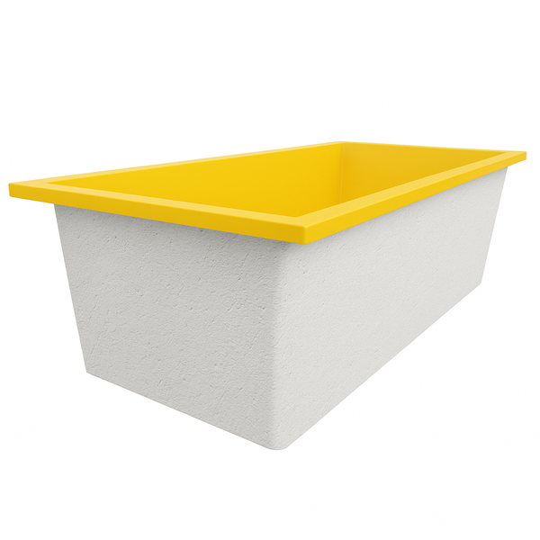 Omnitub Deluxe Plus 1800 x 800 handmade UK deep soaking tub 600mm depth rectangular - bathroom installation 2