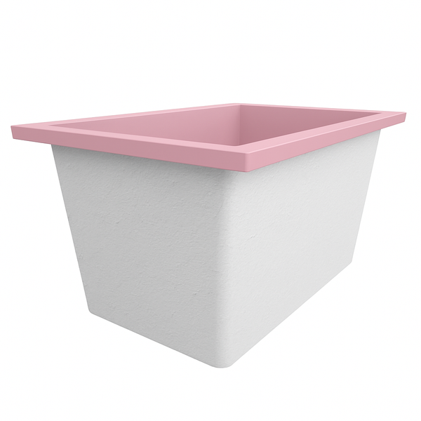 Omnitub Solo Supreme 1250 x 850 UK deep soaking tub 600mm depth rectangular - close-up detail 2