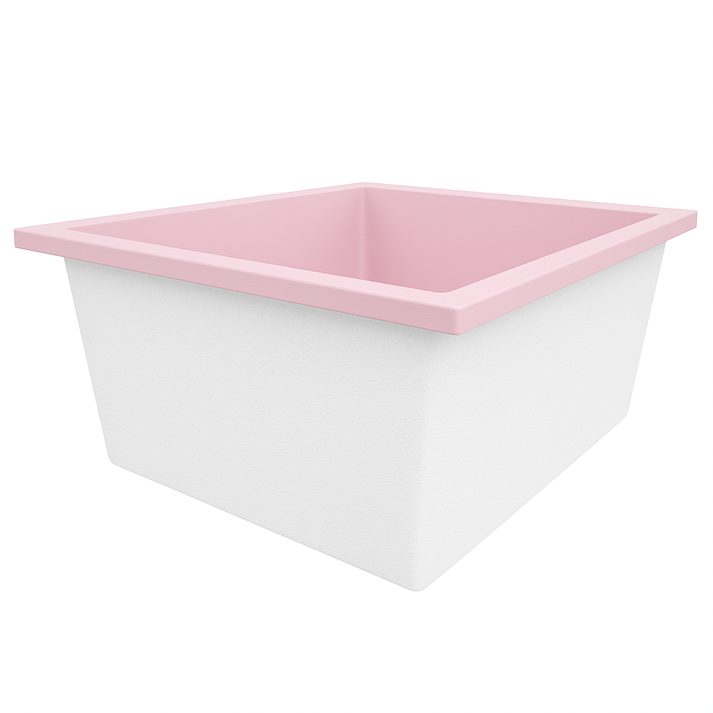 1400 L x 1200 W x 625 H. Bain profond. Omnitub Duo Flow