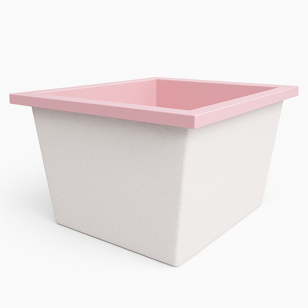 Omnitub Solo Extra 1150 x 900 handmade UK deep soaking tub 600mm depth rectangular - bathroom installation 3