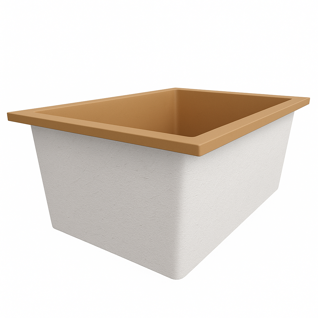 1500 L x 1050 W x 625 H. Bain profond. Omnitub Duo Extra 