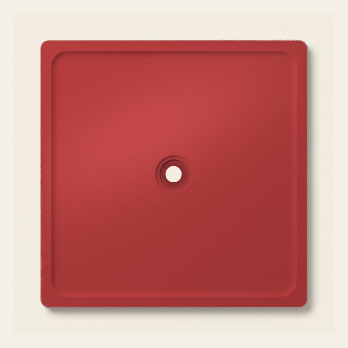 OMN-V5B Carnival Red — 1500 x 1500 shower tray
