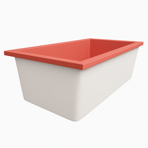 Deep Bathtub 1750 L x 950 W x 600 Soaking Depth Handmade by Omnitub