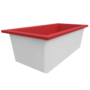 Deep Bathtub 1900 L x 900 W x 600 Soaking Depth Handmade by Omnitub