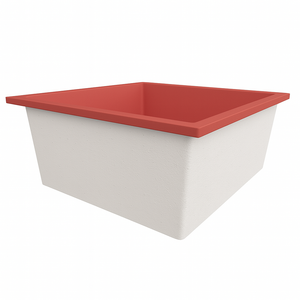 Deep Bathtub 1600 L x 1600 W x 600 Soaking Depth Handmade by Omnitub