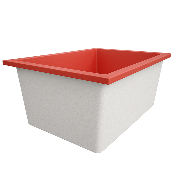 Omnitub Solo Plus 1250 x 1050 handmade UK deep soaking tub 600mm depth wide rectangular - product overview 2
