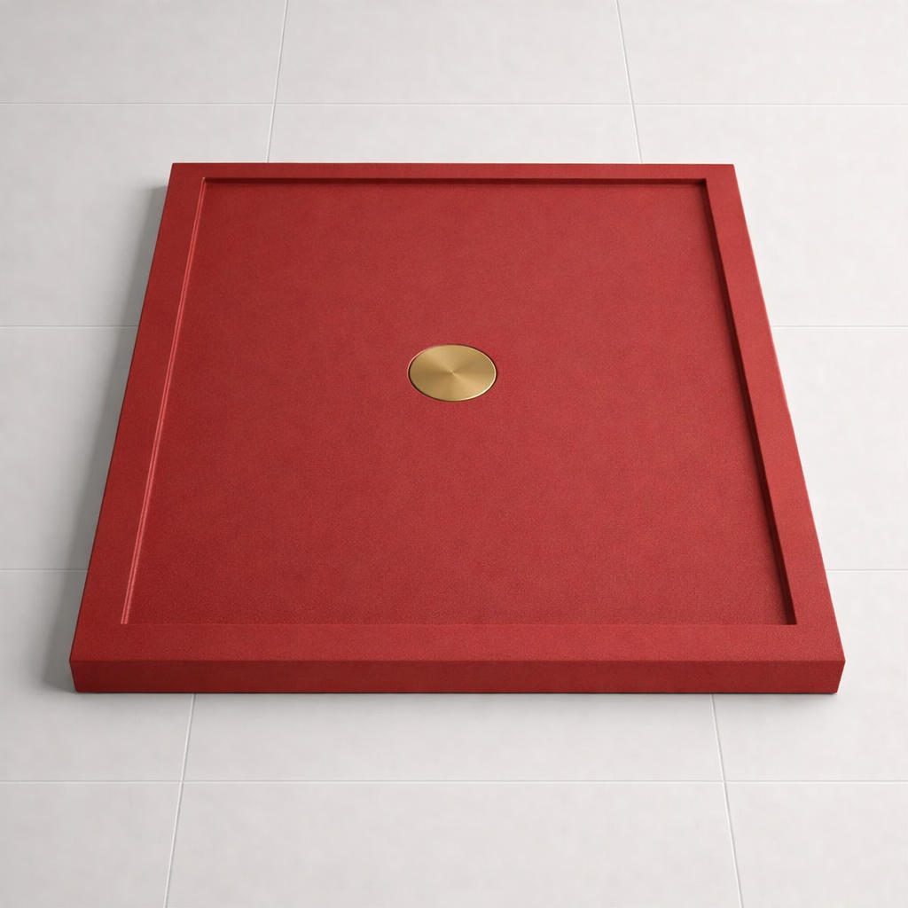 Omnitub 740 × 590 Rectangular Shower Tray – 35mm Slim Non-Slip - dimensions overview