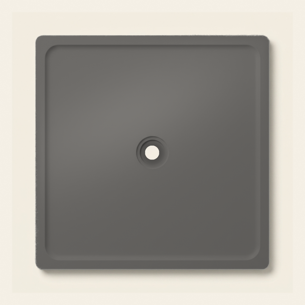 OMN-V5B Charcoal Grey — 1500 x 1500 shower tray