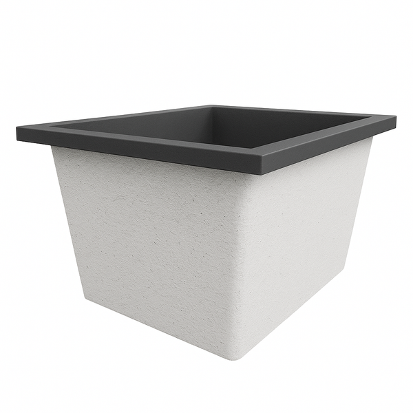Omnitub Solo Extra 1150 x 900 handmade UK deep soaking tub 600mm depth rectangular - design feature 3