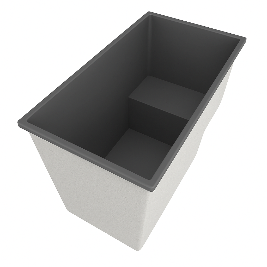 1495 x 800 Seated Soaking Tub – 1000mm Depth – Rectangular – Omnitub