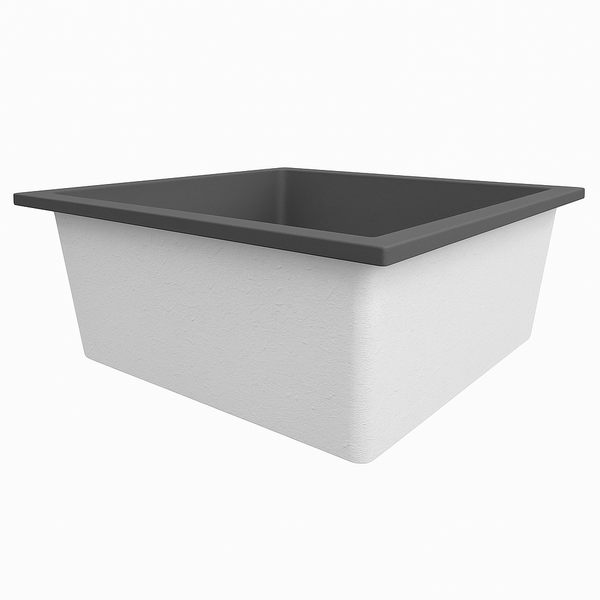 Omnitub 1400 x 1400 deep soaking tub 600mm depth square - lifestyle setting 2