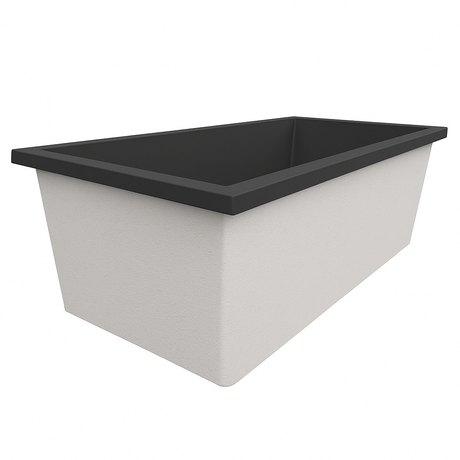 Deep Bathtub 1900 L x 900 W x 600 Soaking Depth Handmade by Omnitub