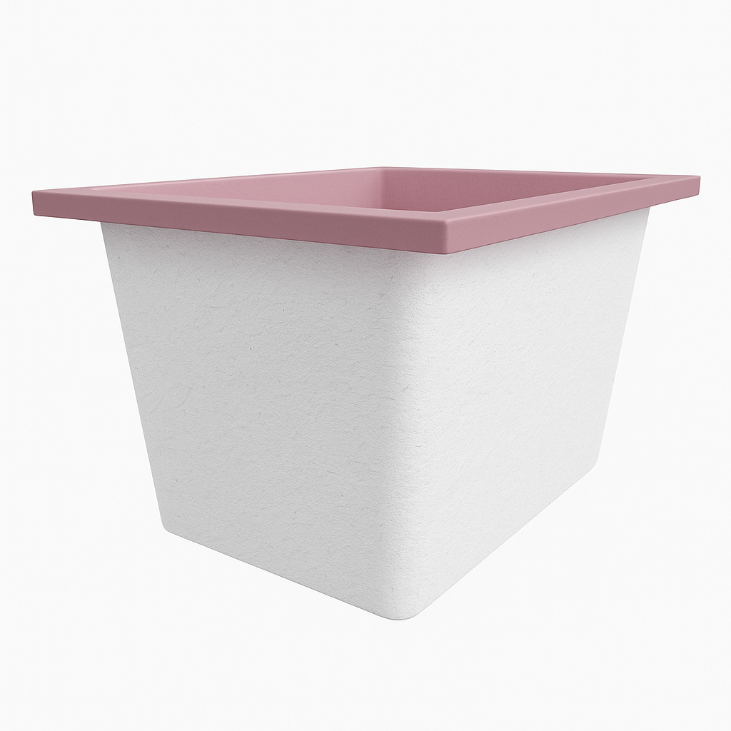 1050 x 750 Deep Soaking Tub – 600mm Depth – Rectangular – Omnitub