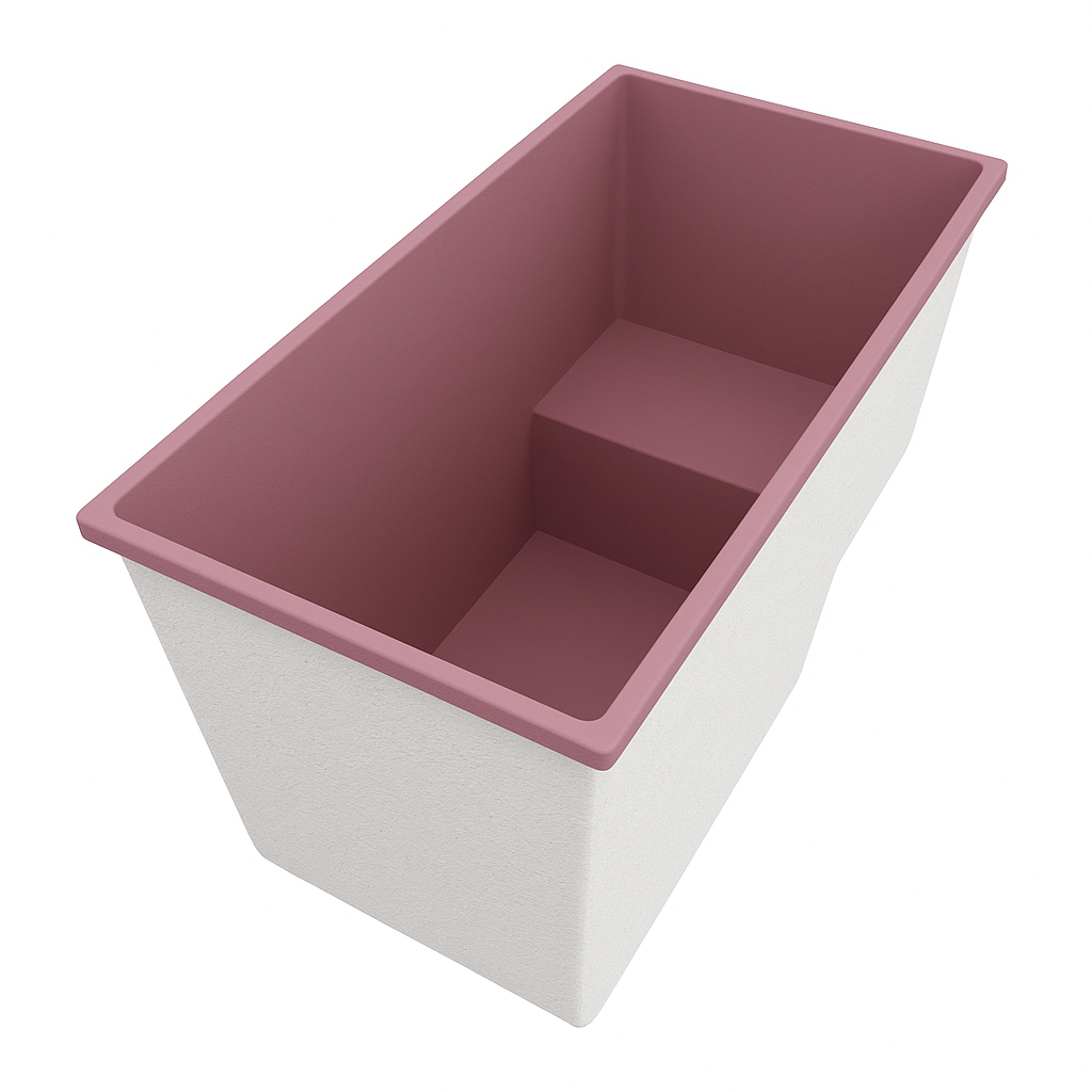 1495 x 800 Seated Soaking Tub – 1000mm Depth – Rectangular – Omnitub