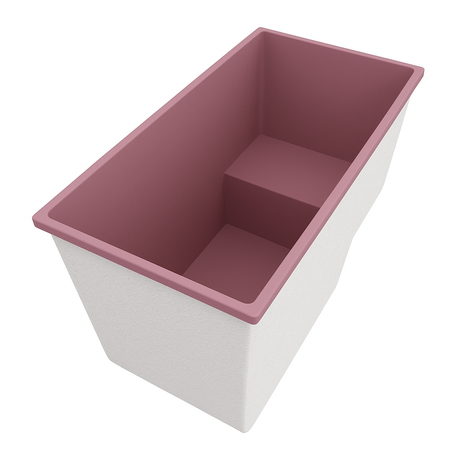 Deep Bathtub With Seat 1495 L x 800 W x 1000 Depth Handmade by Omnitub