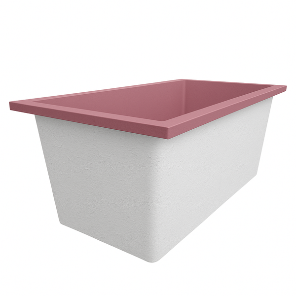 Omnitub Solo Extreme 1600 x 800 handmade UK deep soaking tub 600mm depth rectangular - gallery image 2