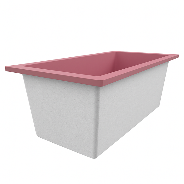 Omnitub Deluxe 1700 x 750 handmade UK deep soaking tub 600mm depth rectangular - gallery image 2