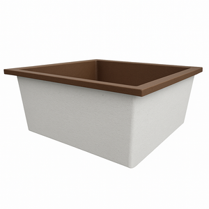 1400 L x 1400 W x 625 H. Bain profond. Omnitub Duo Extrême