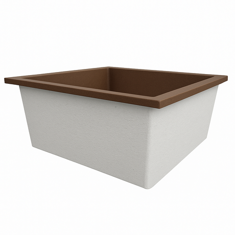 Deep Bathtub 1400 L x 1400 W x 600 Soaking Depth Handmade by Omnitub