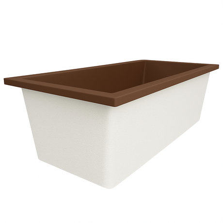 Deep Bathtub 1900 L x 900 W x 600 Soaking Depth Handmade by Omnitub