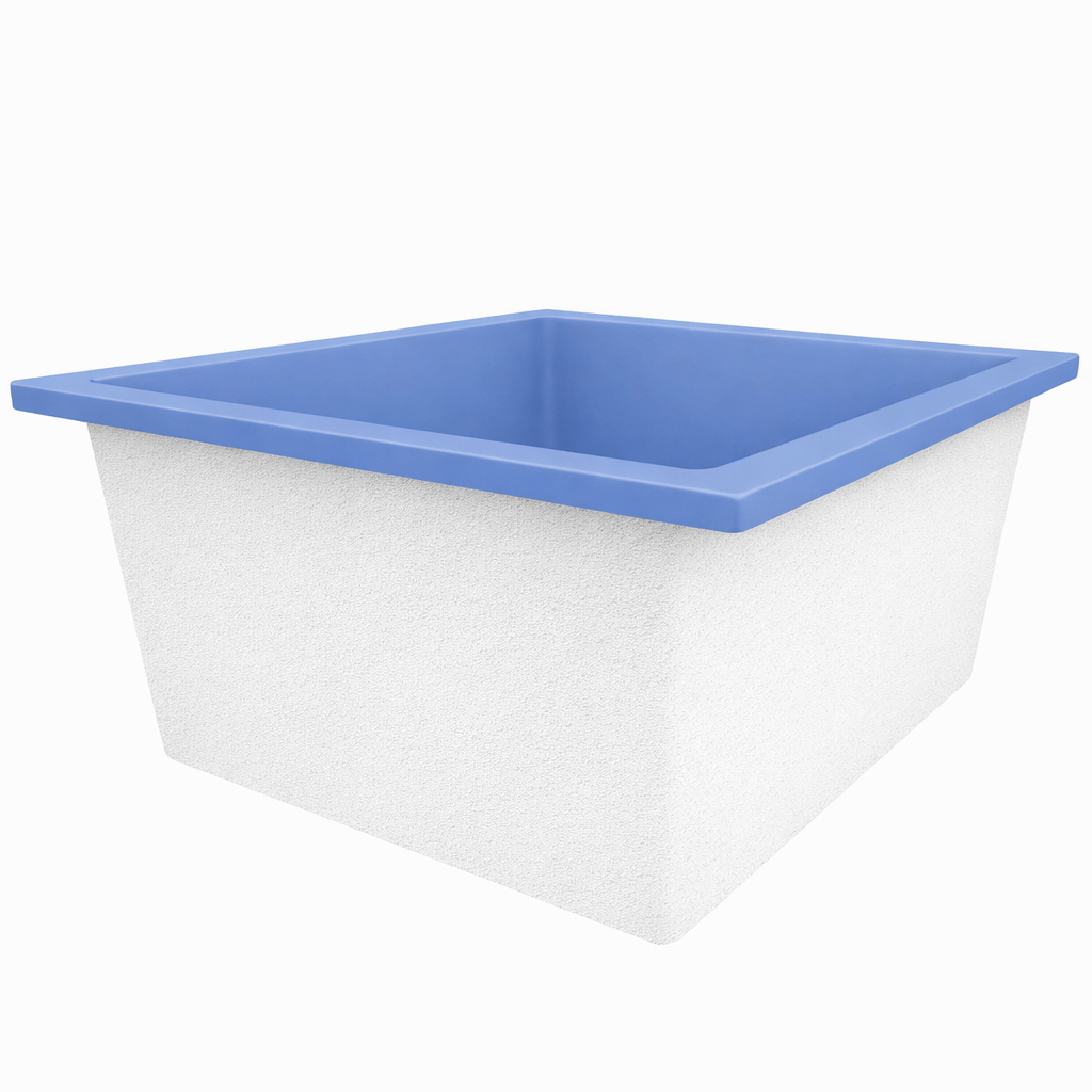 1400 L x 1200 W x 625 H. Bain profond. Omnitub Duo Flow