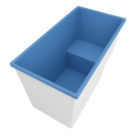 Deep Bathtub With Seat 1495 L x 800 W x 1000 Depth Handmade by Omnitub