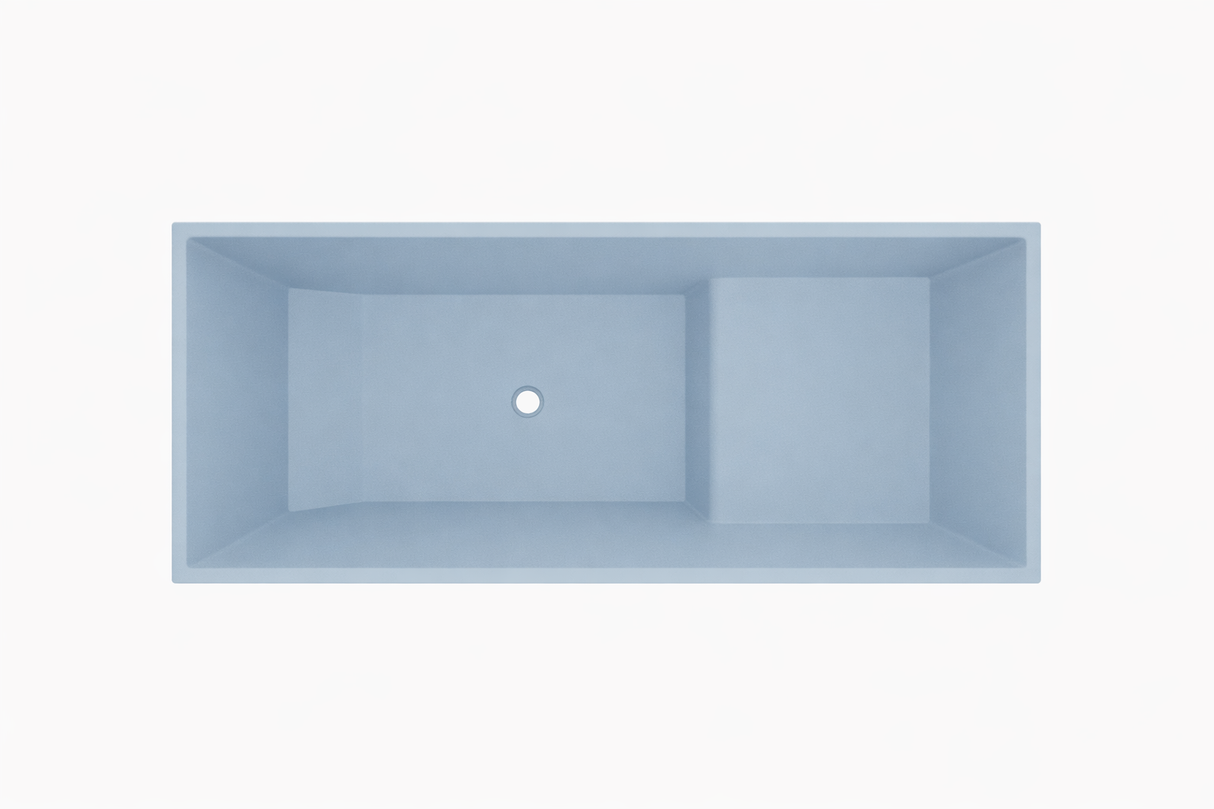 Baignoire à assise profonde 1100 L x 700 W x 1000 H Baignoire de trempage japonaise d'Omnitub