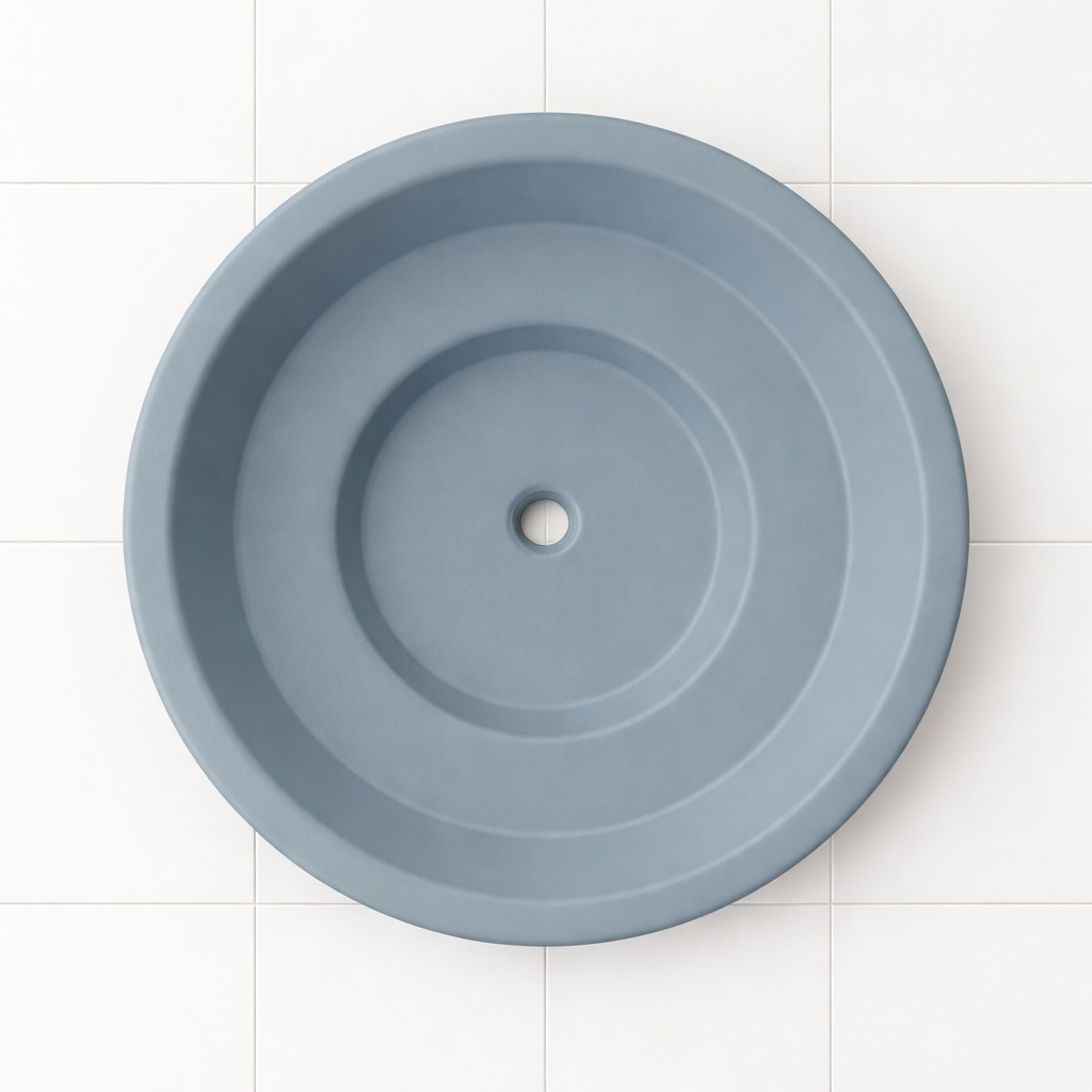 1500 Diameter Soaking Tub – 1000mm Depth – Round by Omnitub - installed in bathroom 2
