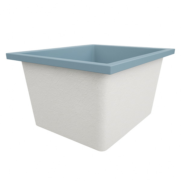 Omnitub Solo Extra 1150 x 900 handmade UK deep soaking tub 600mm depth rectangular - additional view 3