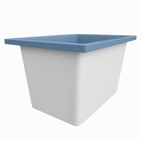 Omnitub Solo Max 1050 x 800 handmade UK deep soaking tub 600mm depth rectangular - design feature 2