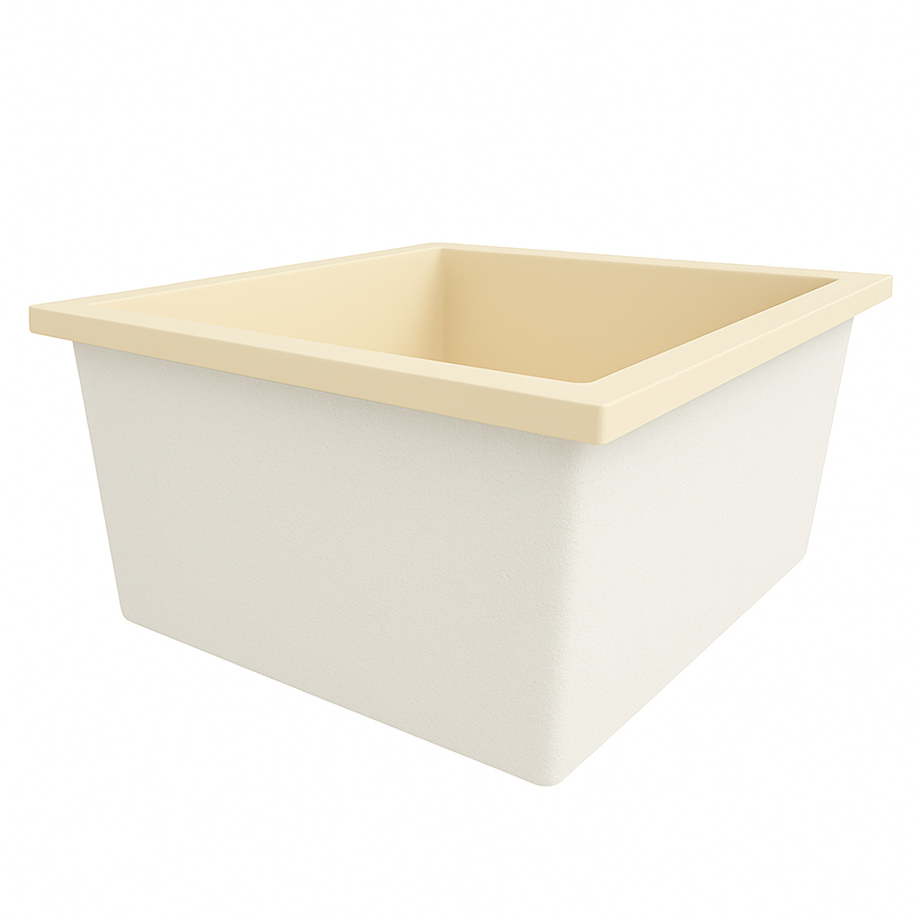 1400 L x 1200 W x 625 H. Bain profond. Omnitub Duo Flow