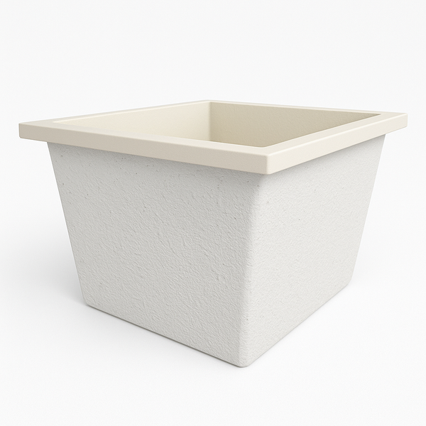 Omnitub Solo Extra 1150 x 900 handmade UK deep soaking tub 600mm depth rectangular - configuration detail 3