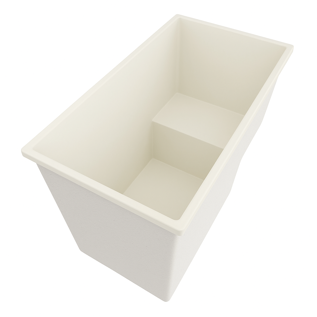 1495 x 800 Seated Soaking Tub – 1000mm Depth – Rectangular – Omnitub