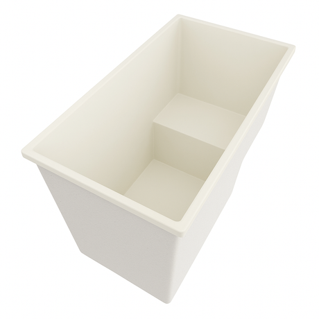 Deep Bathtub With Seat 1495 L x 800 W x 1000 Depth Handmade by Omnitub